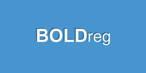 BoldReg logo